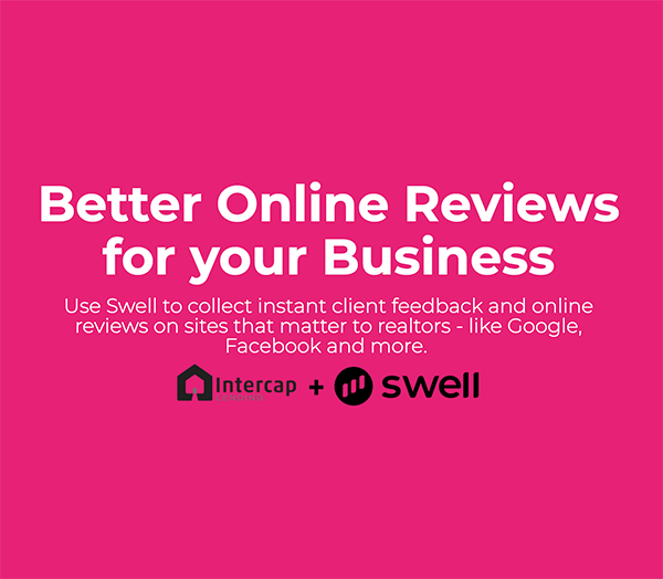 Get more reviews with Swell for real estate agents
